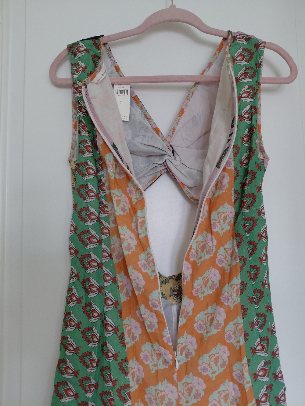 NWT Llani + Anthropologie Printed Jumpsuit size M - Picture 10 of 11